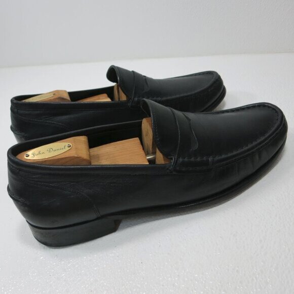 Cole Haan Black Leather Dress Moccasins Loafers Men's footwear Shoes Sz 11 - Picture 5 of 7